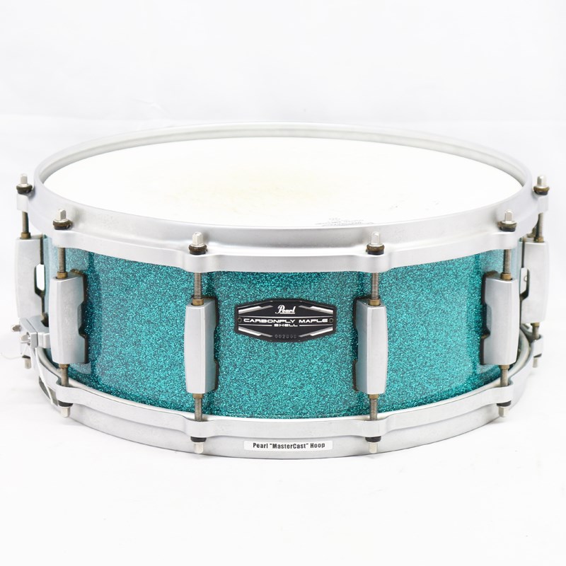 Pearl Carbon Ply Maple Snare Drum 14×5.5 CMN1455S/B/Blue Sparkleの画像